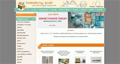 Desktop Screenshot of kreativnysvet.eu